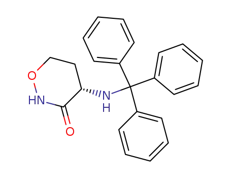 (S)-4-(N-Tritylamino)-1,2-oxazinan-3-on