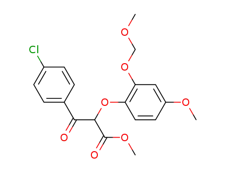 Methyl (+/-)-2-(4-chlorobenzoyl)-2-(4-methoxy-2-methoxymethoxyphenoxy)acetate