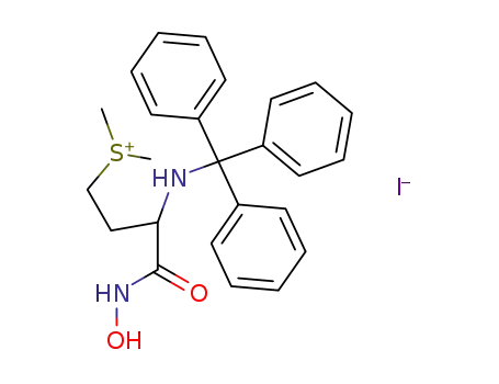 [3-Hydroxycarbamoyl-3-(trityl-amino)-propyl]-dimethyl-sulfonium; iodide