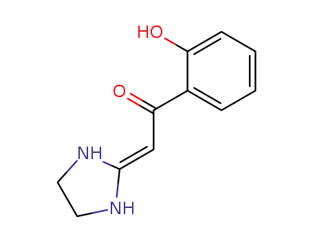 Molecular Structure of 73262-05-2 (2-<(2-hydroxybenzoyl)methylene>-1,3,4,5-tetrahydroimidazole)