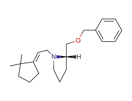 (S)-2-Benzyloxymethyl-1-{2-[2,2-dimethyl-cyclopent-(E)-ylidene]-ethyl}-pyrrolidine