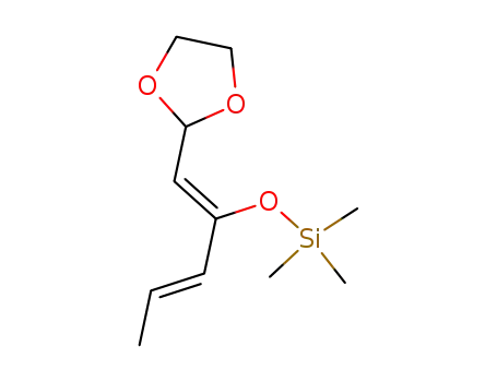 2-<(1Z,3E)-2-(trimethylsilyloxy)-1,3-pentadien-1-yl>-1,3-dioxolane