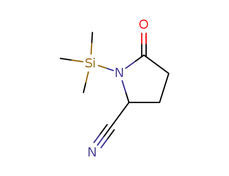 N-trimethylsilyl-5-cyano-2-pyrrolidinone