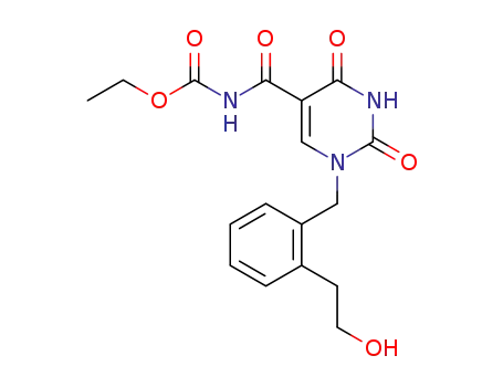 5-(ethoxycarbonylcarbamoyl)-1-<o-(2-hydroxyethyl)benzyl>uracil