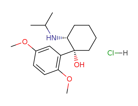 cis-1-(2,5-dimethoxyphenyl)-2-isopropylaminocyclohexanol hydrochloride