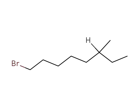 Molecular Structure of 54089-02-0 (1-BROMO-6-METHYLOCTANE)