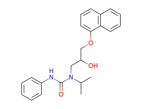1-[2-Hydroxy-3-(naphthalen-1-yloxy)-propyl]-1-isopropyl-3-phenyl-urea