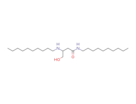 Molecular Structure of 104053-25-0 (N-Decyl-3-decylamino-4-hydroxy-butyramide)