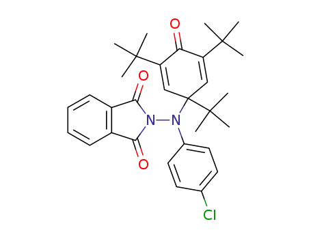 2-<4-Chlorphenyl(1,3,5-tri-tert-butyl-4-oxo-2,5-cyclohexadien-1-yl)amino>-1H-isoindol-1,3(2H)-dion