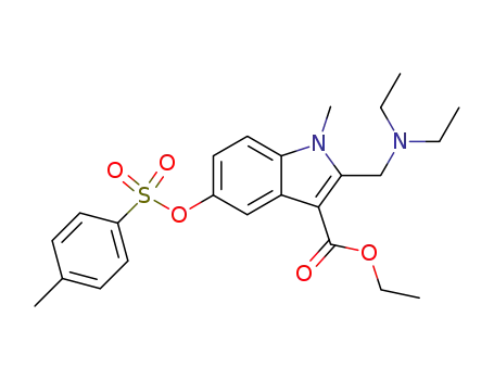 1-Methyl-2-diethylaminomethyl-3-ethoxycarbonyl-5-tosyloxyindole