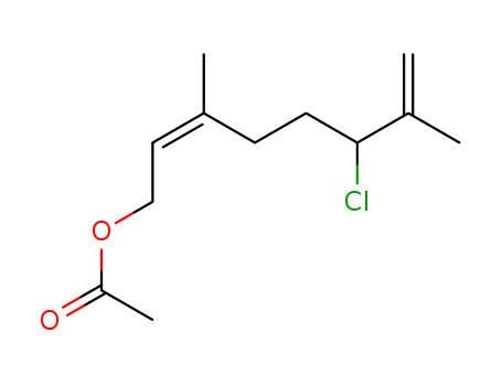 (Z)-6-chloro-3,7-dimethylocta-2,7-dien-1-yl acetate