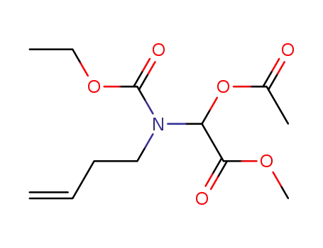 Acetic acid, (acetyloxy)[3-butenyl(ethoxycarbonyl)amino]-, methyl ester