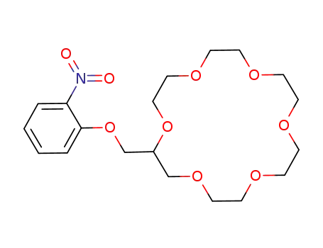 Molecular Structure of 94978-62-8 (2-((2-nitrophenoxy)methyl)-18-crown-6)
