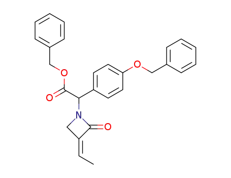 (Z)-3-ethylidene-1-<(p-benzyloxyphenyl)benzyloxycarbonylmethyl>azetidin-2-one