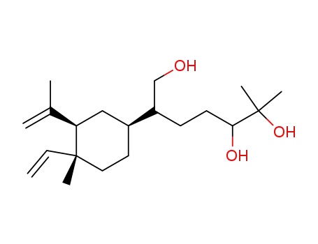 Molecular Structure of 138313-87-8 (1,5,6-Heptanetriol,
2-[4-ethenyl-4-methyl-3-(1-methylethenyl)cyclohexyl]-6-methyl-)