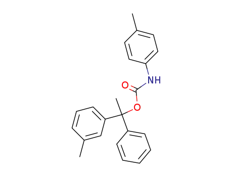 Carbamic acid, (4-methylphenyl)-, 1-(3-methylphenyl)-1-phenylethyl
ester