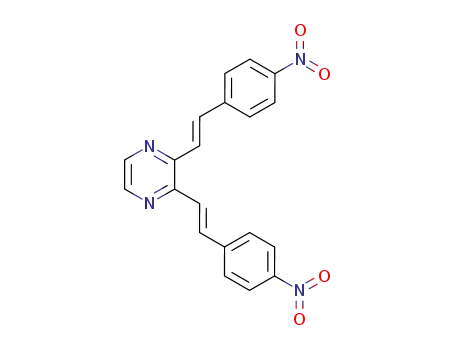 2,3-Bis-[(E)-2-(4-nitro-phenyl)-vinyl]-pyrazine