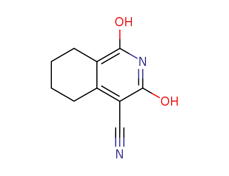 1-하이드록시-3-옥소-2,3,5,6,7,8-헥사하이드로이소퀴놀린-4-카보니트릴