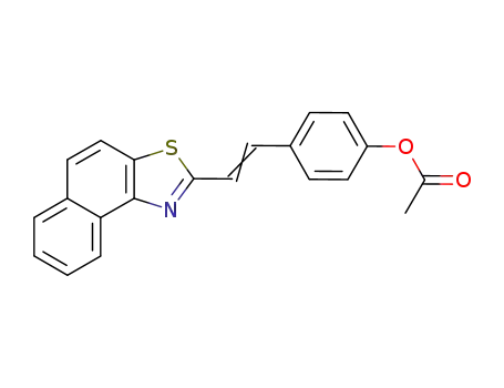 Acetic acid 4-((Z)-2-naphtho[1,2-d]thiazol-2-yl-vinyl)-phenyl ester
