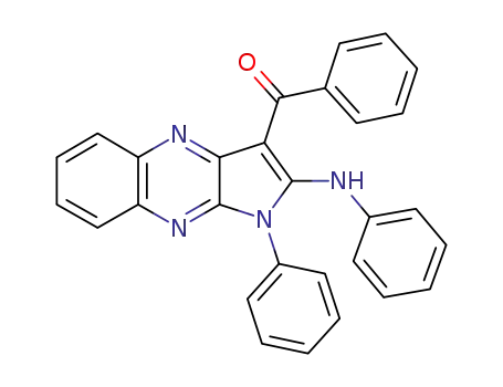 3-benzoyl-2-anilino-1-phenylpyrrolo-<2,3-b>quinoxaline