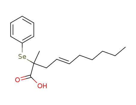 (E)-2-Methyl-2-phenylselanyl-dec-4-enoic acid