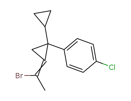 2-[1-Bromo-eth-(E)-ylidene]-1-(4-chloro-phenyl)-bicyclopropyl