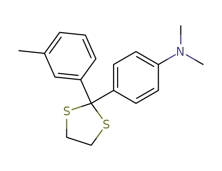 Benzenamine, N,N-dimethyl-4-[2-(3-methylphenyl)-1,3-dithiolan-2-yl]-