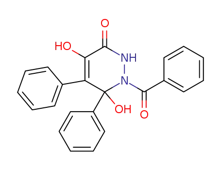 1-Benzoyl-4,6-dihydroxy-5,6-diphenyl-1,6-dihydro-2H-pyridazin-3-one