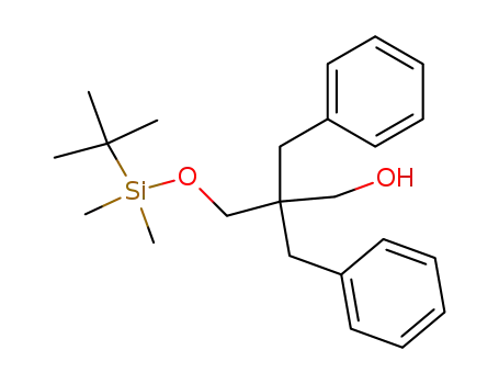 2,2-Dibenzyl-3-<(tert-butyldimethylsilyl)oxy>-1-propanol