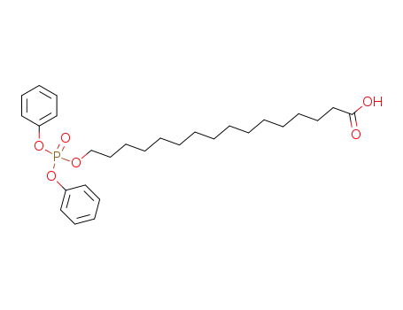 Molecular Structure of 135774-92-4 (16-diphenylphosphonohexadecanoic acid)