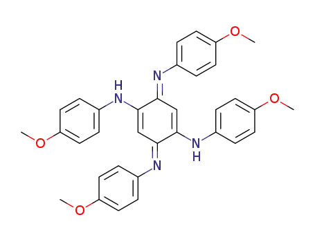 1,4-Cyclohexadiene-1,4-diamine,
N,N'-bis(4-methoxyphenyl)-3,6-bis[(4-methoxyphenyl)imino]-