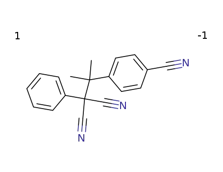 2-[1-(4-Cyano-phenyl)-1-methyl-ethyl]-2-phenyl-malononitrile