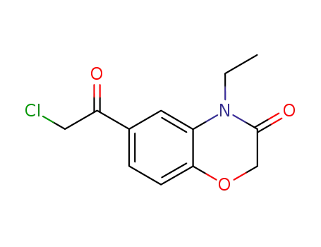 2H-1,4-Benzoxazin-3(4H)-one, 6-(chloroacetyl)-4-ethyl-