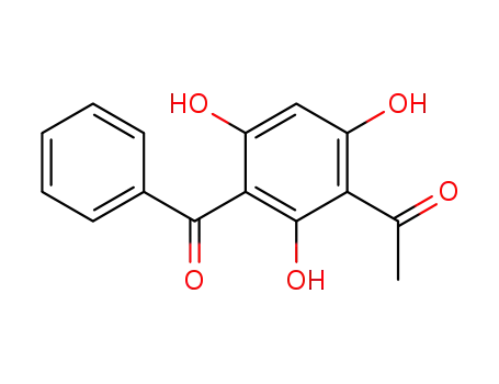 Molecular Structure of 31188-65-5 (2-acetyl-4-benzoylphloroglucinol)