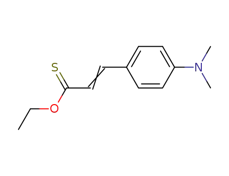 Molecular Structure of 117666-89-4 (O-ethyl (2E)-3-[4-(dimethylamino)phenyl]prop-2-enethioate)