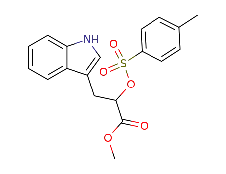 1H-Indole-3-propanoic acid, a-[[(4-methylphenyl)sulfonyl]oxy]-, methyl
ester