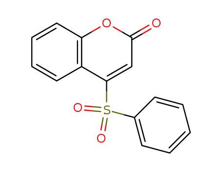 Molecular Structure of 72167-88-5 (4-phenylsulphonyl-2H-chromene-2-one)