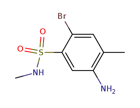 Benzenesulfonamide, 5-amino-2-bromo-N,4-dimethyl-