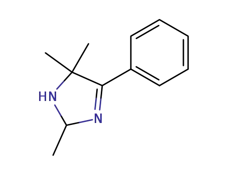 Molecular Structure of 80521-57-9 (2,5,5-Trimethyl-4-phenyl-3-imidazoline)
