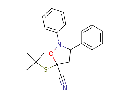 5-tert-Butylthio-2,3-diphenyl-5-isoxazolidin-carbonitril