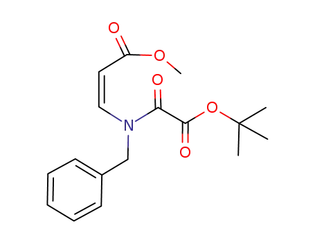 2-Propenoic acid,
3-[[(1,1-dimethylethoxy)oxoacetyl](phenylmethyl)amino]-, methyl ester,
(Z)-