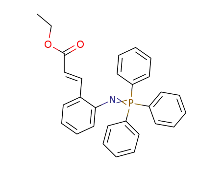 2-Propenoic acid, 3-[2-[(triphenylphosphoranylidene)amino]phenyl]-,
ethyl ester, (E)-