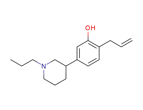 2-(2-propenyl)-5-(1-propyl-3-piperidinyl)phenol