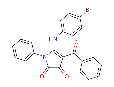4-Benzoyl-5-(4-bromo-phenylamino)-1-phenyl-1H-pyrrole-2,3-dione