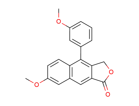 Naphtho[2,3-c]furan-1(3H)-one, 7-methoxy-4-(3-methoxyphenyl)-
