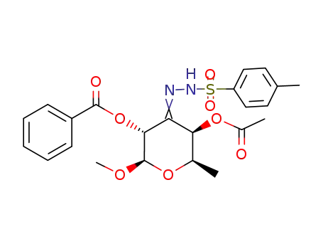 methyl 4-O-acetyl-2-O-benzoyl-6-deoxy-β-D-xylo-hexopyranosid-3-ulose (p-tolylsulfonyl)hydrazone