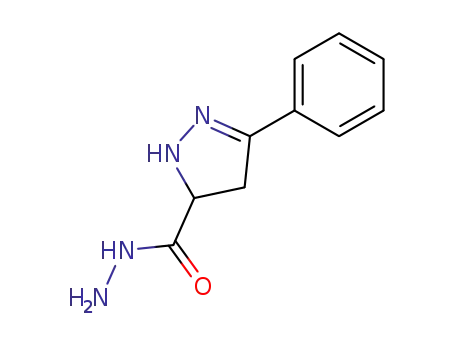 5-phenyl-3,4-dihydro-2<i>H</i>-pyrazole-3-carboxylic acid hydrazide