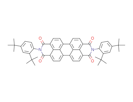 2,9-Bis-(2,4-di-tert-butyl-phenyl)-anthra[2,1,9-def;6,5,10-d'e'f']diisoquinoline-1,3,8,10-tetraone