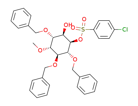 1L-1,3,4-Tri-O-benzyl-2-O-methyl-5-O-p-chlorphenylsulfonyl-chiro-inosit