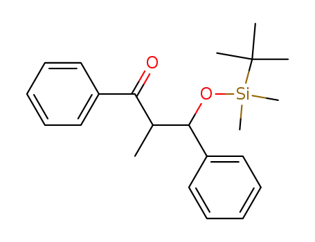 3-(tert-Butyl-dimethyl-silanyloxy)-2-methyl-1,3-diphenyl-propan-1-one